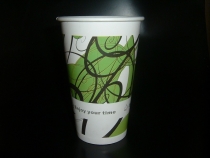 一次性彩印纸杯咖啡杯奶茶杯豆浆杯
