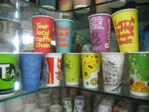 一次性彩印纸杯咖啡杯奶茶杯豆浆杯