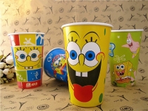 一次性彩印纸杯咖啡杯奶茶杯豆浆杯