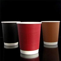 一次性彩印纸杯咖啡杯奶茶杯豆浆杯