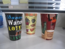 一次性彩印纸杯咖啡杯奶茶杯豆浆杯