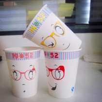 一次性彩印纸杯咖啡杯奶茶杯豆浆杯